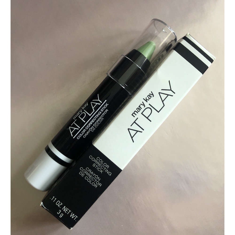 Mary Kay At Play Color Correcting Stick Wipe Out Redness Green 121197